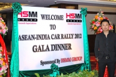 MR. Apong Longkumer, GM Corporate Services, HSMM Group at ASEAN India Car Rally 2012 Gala Dinner, Donchan Palace Hotel, Vientiane, Lao PDR-sponsored by HSMM Group on 9 Dec 2012