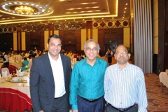 H.E. C. Gururaj Rao, Ambassador of India to Lao PDR with Mr. Habib Mohammed Chowdhury and Mr. Subhash Bhargava at Gala Dinner-9 Dec 2012