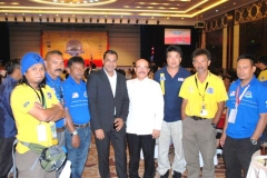 H.E. Dato Than Tai Hing, Ambassador of Malaysia to Lao PDR with Mr. Habib Mohammed Chowdhury and Organizers of ASEAN India Car Rally at Gala Dinner