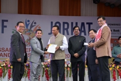 Mr. Sadik Mohammad Chowdhury, MD of L.A.I.D received the Best International Stall Award on behalf of Lao P.D.R from Shri Pradyut Bordoloi Honorable MLA Margherita, Assam, India during the Closing Ceremony of Assam International Trade & Industrial Fair, Jorhat, Assam, India on 25 Feb 2015.