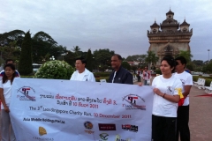 Sponsored Laos-Singapore charity run