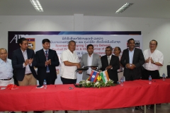 HSMM Group of Companies, the Official Sponsor for Lao Football Federation at Lao Football Federation Headquarters, Vientiane, Lao PDR on 26 May 2016.