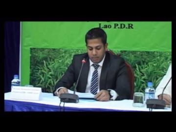 Mr. Sadik Mohammad Chowdhury, MD of L.A.I.D at First Lao Agar Development Conference