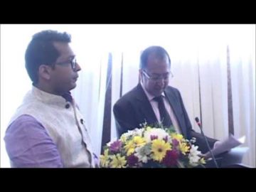 Mr. Rahul Chamaria and Mr. Pankaj Kejriwal at India-Lao PDR Business Seminar sponsored by HSMM Group